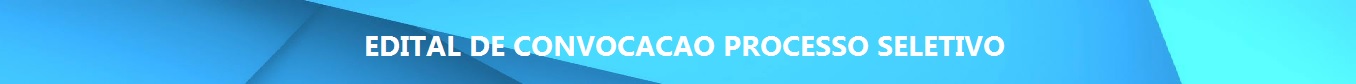 Convocação processo seletivo